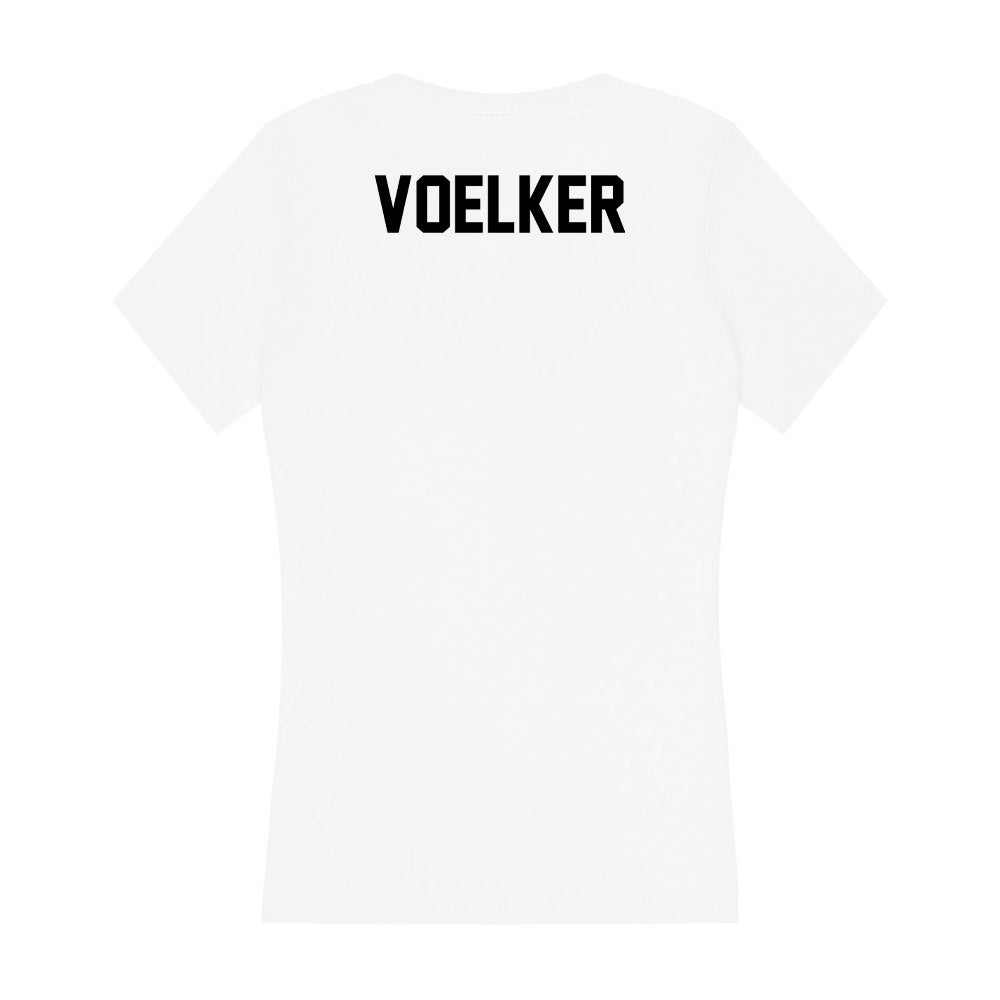 Missouri - NCAA Men's Track & Field : Luke Voelker - Women's V-Neck T-Shirt-1