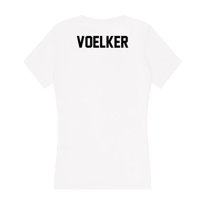 Missouri - NCAA Men's Track & Field : Luke Voelker - Women's V-Neck T-Shirt-1