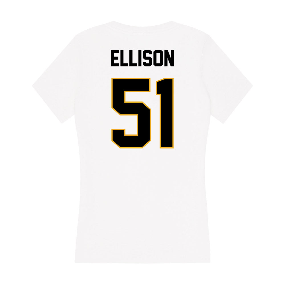 Missouri - NCAA Football : Tyson Ellison - Women's V-Neck T-Shirt-1