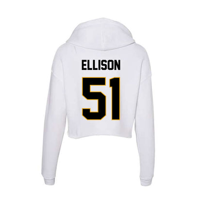 Missouri - NCAA Football : Tyson Ellison - Women's Crop Fleece Hoodie-1