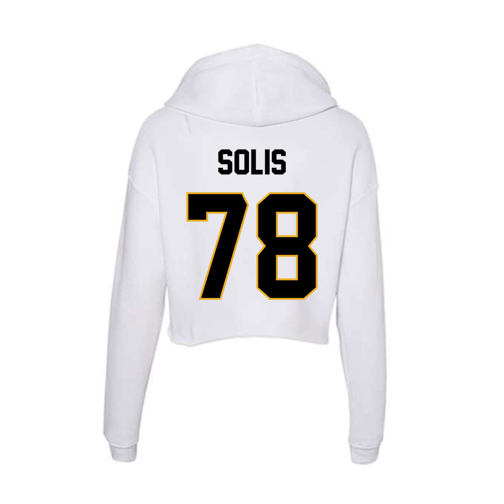 Missouri - NCAA Football : Brandon Solis - Women's Crop Fleece Hoodie-1