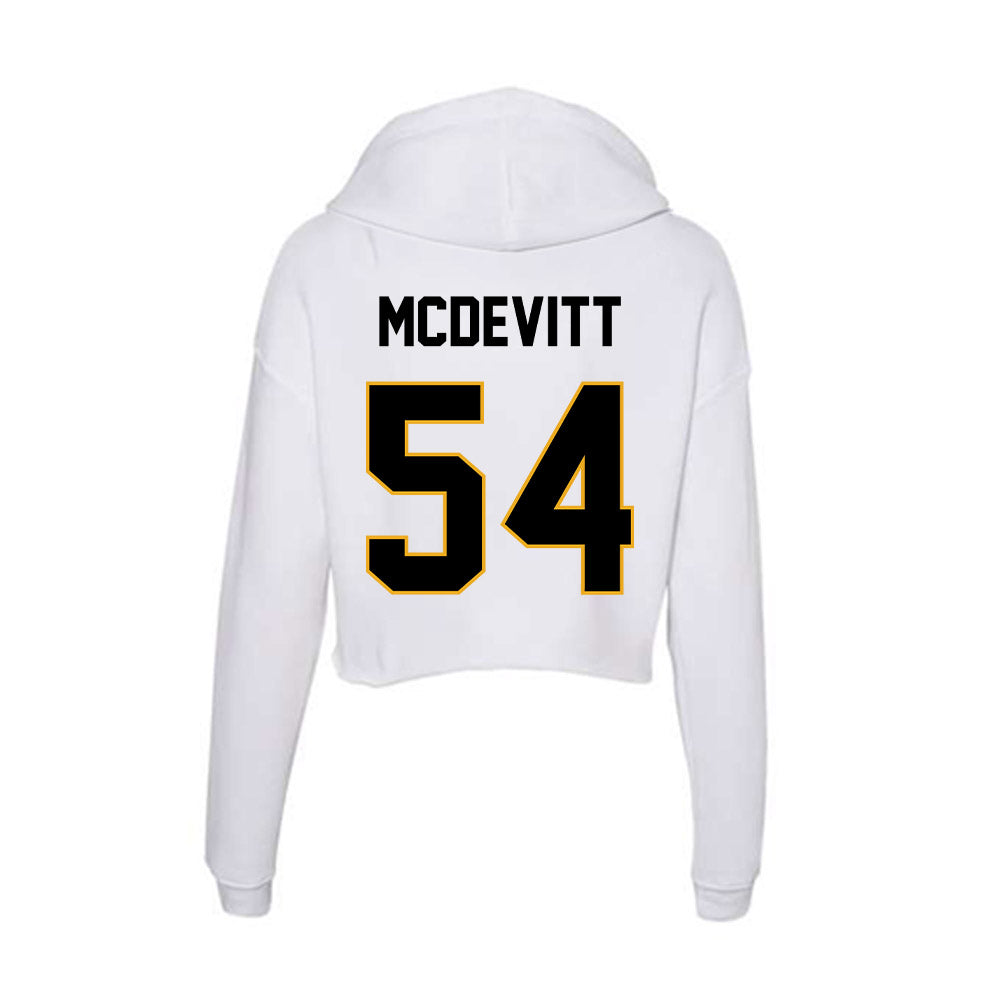 Missouri - NCAA Baseball : Josh McDevitt - Women's Crop Fleece Hoodie-1