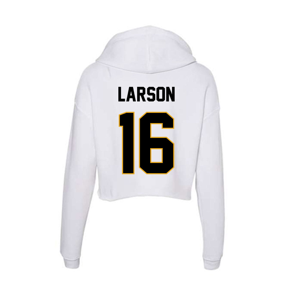 Missouri - NCAA Women's Soccer : Jessica Larson - Women's Crop Fleece Hoodie-1