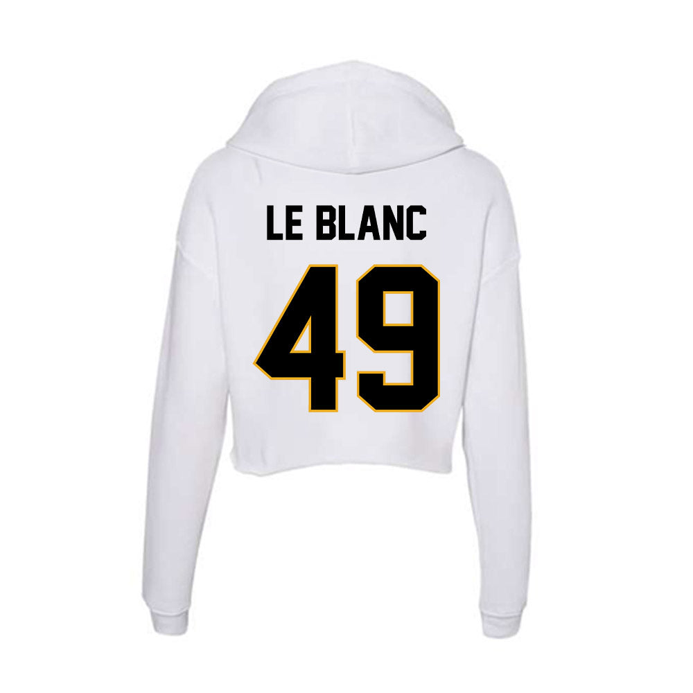 Missouri - NCAA Football : Brett Le Blanc - Women's Crop Fleece Hoodie-1