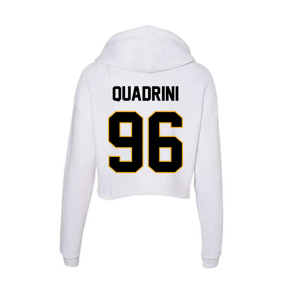 Missouri - NCAA Football : Nick Quadrini - Women's Crop Fleece Hoodie-1