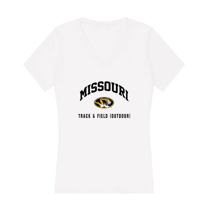 Missouri - NCAA Men's Track & Field : Trevor Peimann - Women's V-Neck T-Shirt-0