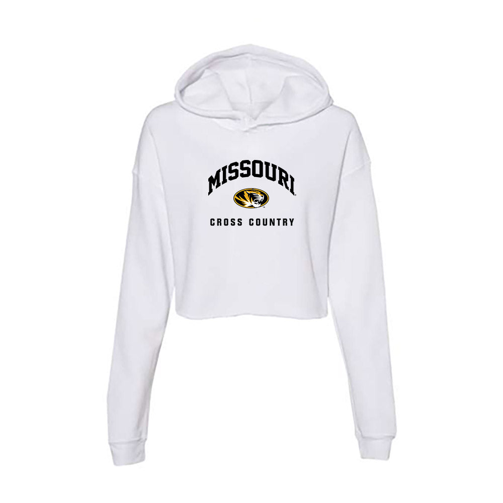 Missouri - NCAA Men's Cross Country : Declan Tunney - Women's Crop Fleece Hoodie-0