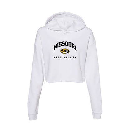 Missouri - NCAA Men's Cross Country : Declan Tunney - Women's Crop Fleece Hoodie-0