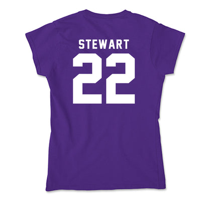 TCU - NCAA Men's Basketball : Adam Stewart - Soft Style Women’s T-Shirt-1