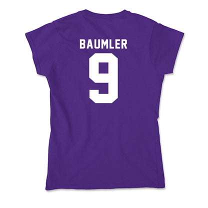 TCU - NCAA Baseball : Trever Baumler - Soft Style Women’s T-Shirt-1
