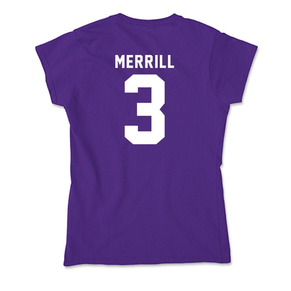 TCU - NCAA Women's Basketball : Deasia Merrill - Soft Style Women’s T-Shirt-1