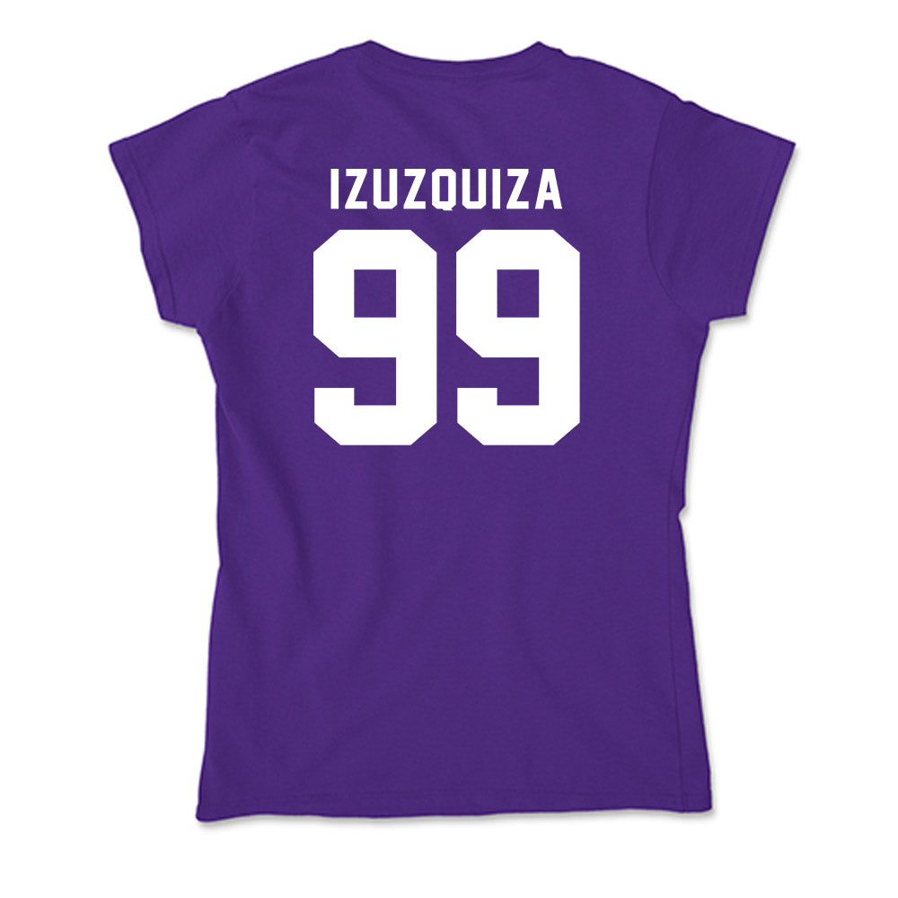 TCU - NCAA Beach Volleyball : Sofia Izuzquiza - Soft Style Women’s T-Shirt-1