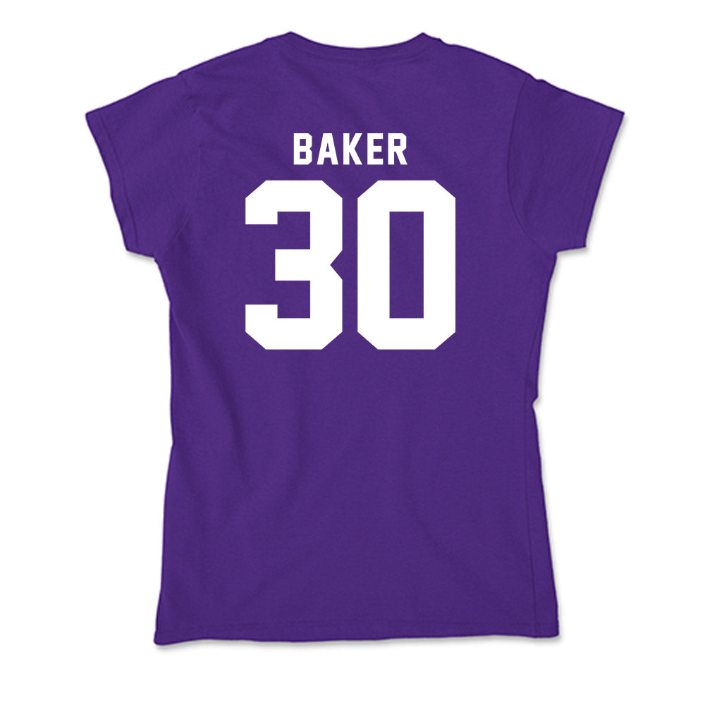 TCU - NCAA Women's Soccer : Evie Baker - Soft Style Women’s T-Shirt-1