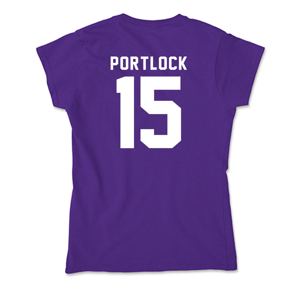 TCU - NCAA Women's Basketball : Sarah Portlock - Soft Style Women’s T-Shirt-1