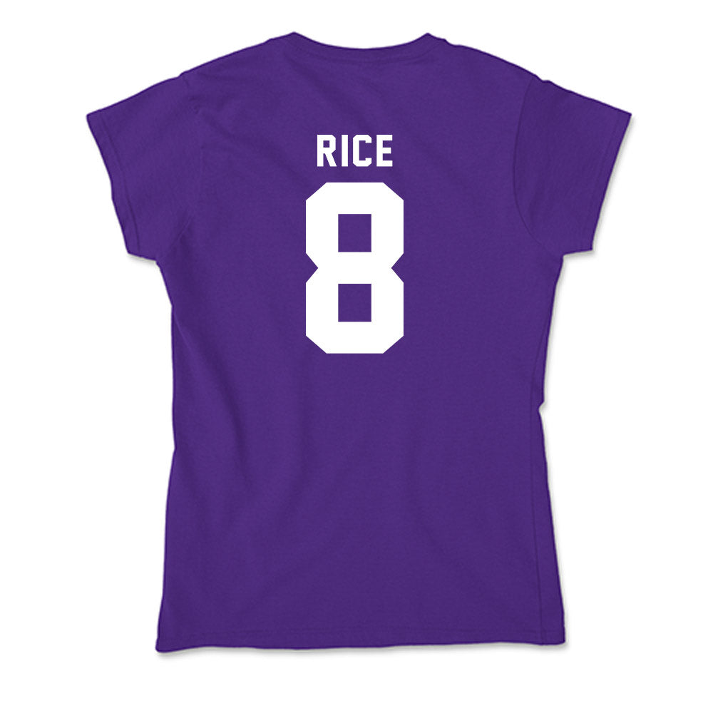 TCU - NCAA Women's Volleyball : Anna Rice - Soft Style Women’s T-Shirt-1