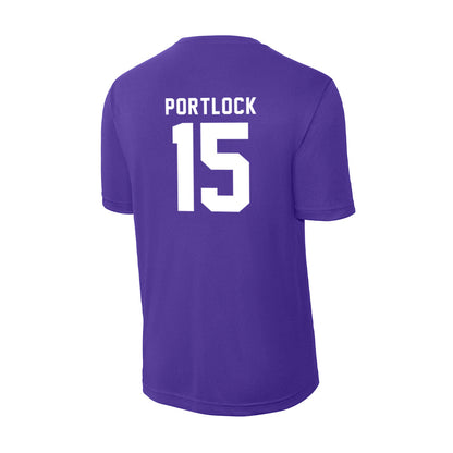 TCU - NCAA Women's Basketball : Sarah Portlock - Activewear T-Shirt-1