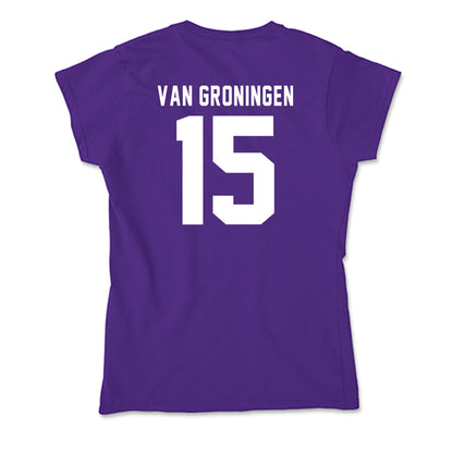 TCU - NCAA Women's Volleyball : Emily Van Groningen - Soft Style Women’s T-Shirt-1