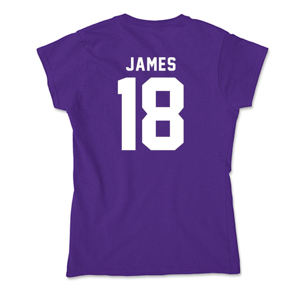 TCU - NCAA Baseball : Zack James - Soft Style Women’s T-Shirt-1