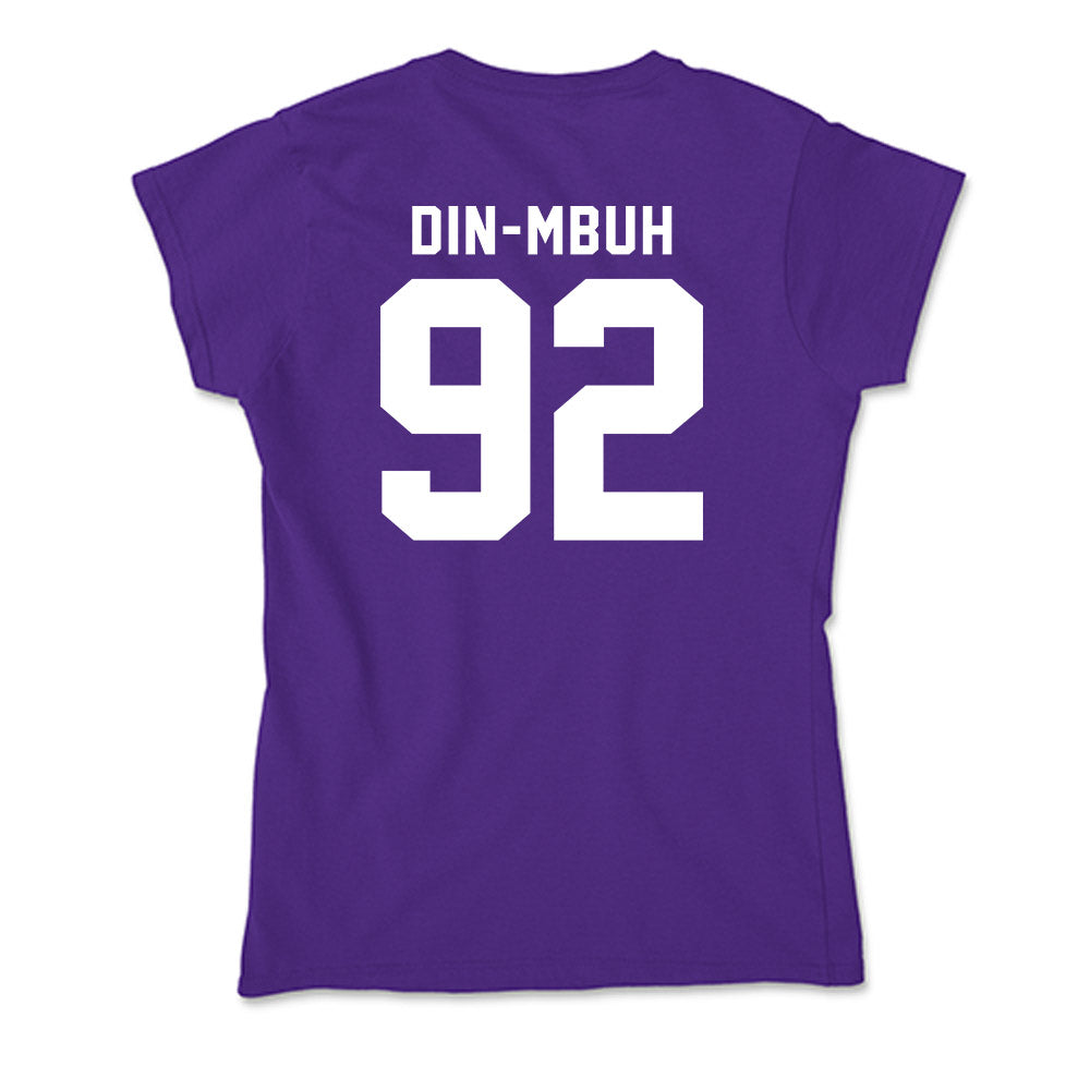 TCU - NCAA Football : Ansel Din-Mbuh - Soft Style Women’s T-Shirt-1