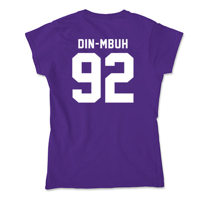 TCU - NCAA Football : Ansel Din-Mbuh - Soft Style Women’s T-Shirt-1