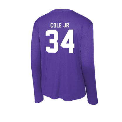 TCU - NCAA Football : Perry Cole Jr - Activewear Long Sleeve T-Shirt-1