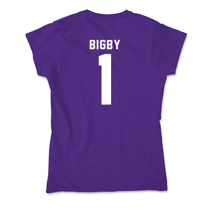 TCU - NCAA Women's Basketball : Taylor Bigby - Soft Style Women’s T-Shirt-1