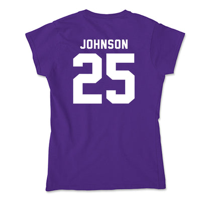 TCU - NCAA Baseball : Nolan Johnson - Soft Style Women’s T-Shirt-1