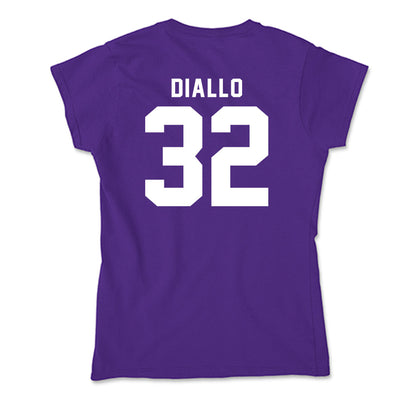 TCU - NCAA Men's Basketball : Malick Diallo - Soft Style Women’s T-Shirt-1