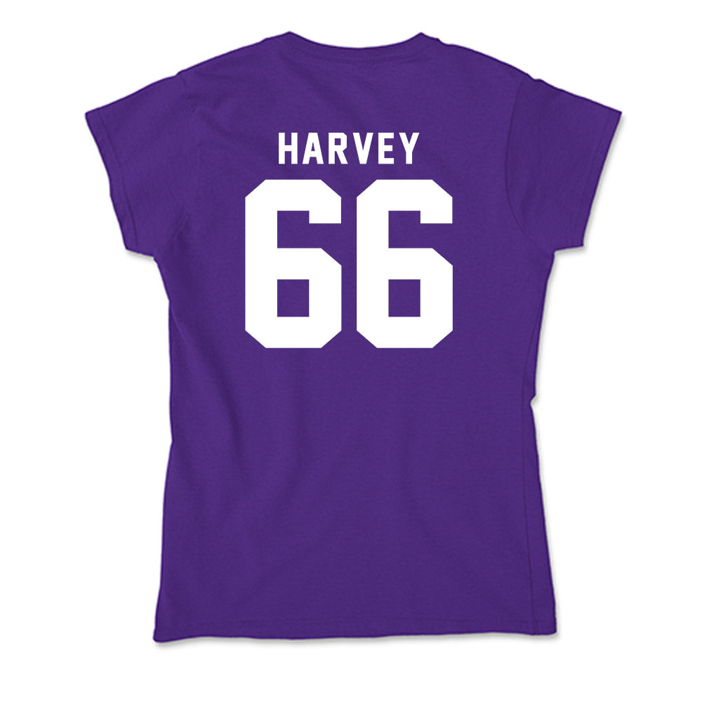 TCU - NCAA Football : Wesley Harvey - Soft Style Women’s T-Shirt-1