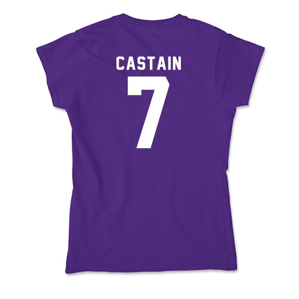 TCU - NCAA Women's Soccer : Seven Castain - Soft Style Women’s T-Shirt-1