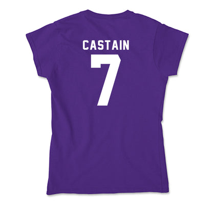 TCU - NCAA Women's Soccer : Seven Castain - Soft Style Women’s T-Shirt-1