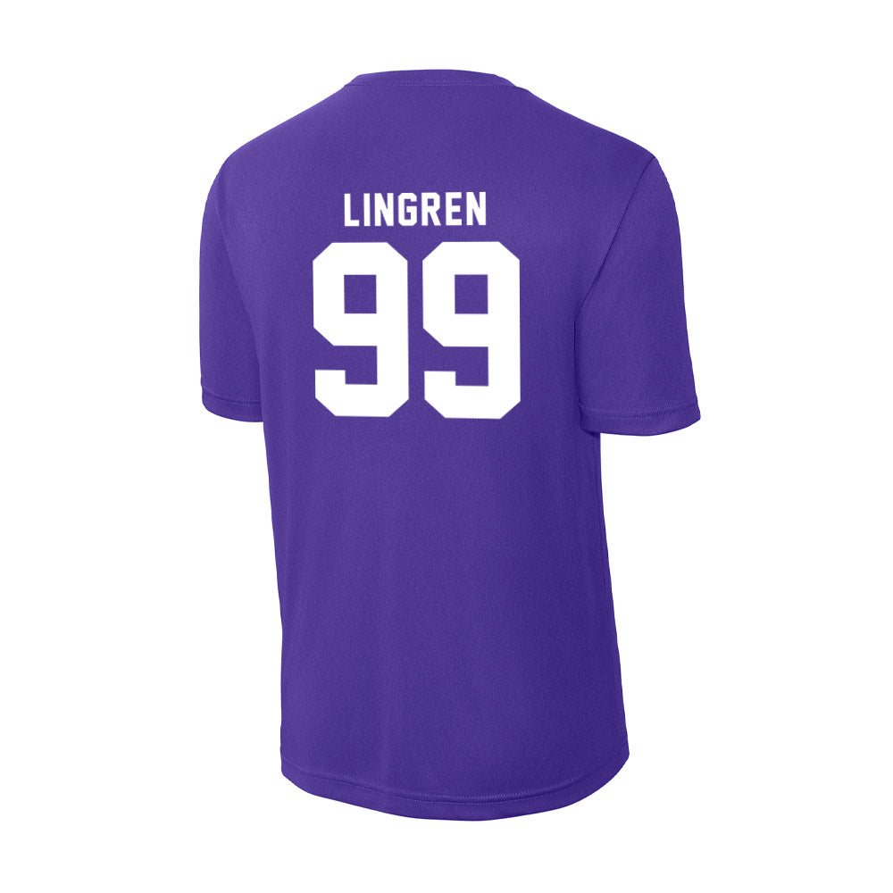 TCU - NCAA Football : Connor Lingren - Activewear T-Shirt-1