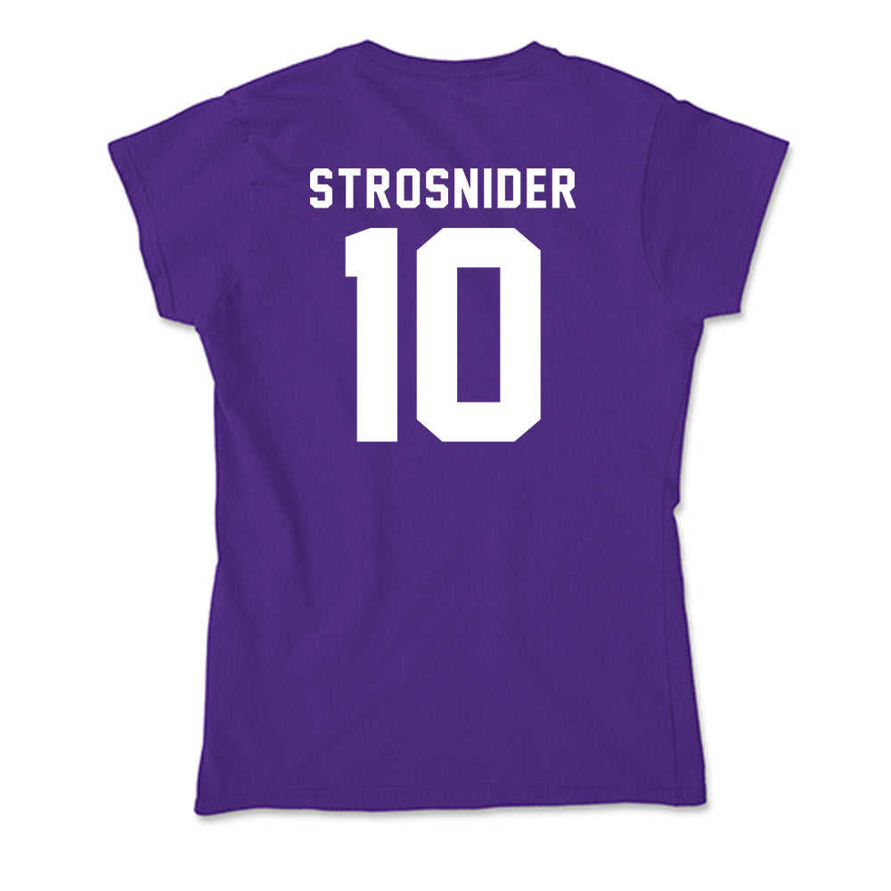 TCU - NCAA Baseball : Sawyer Strosnider - Soft Style Women’s T-Shirt-1