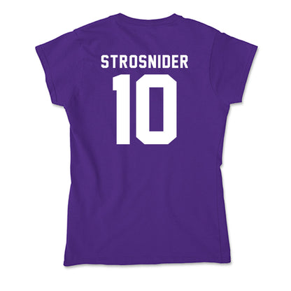 TCU - NCAA Baseball : Sawyer Strosnider - Soft Style Women’s T-Shirt-1