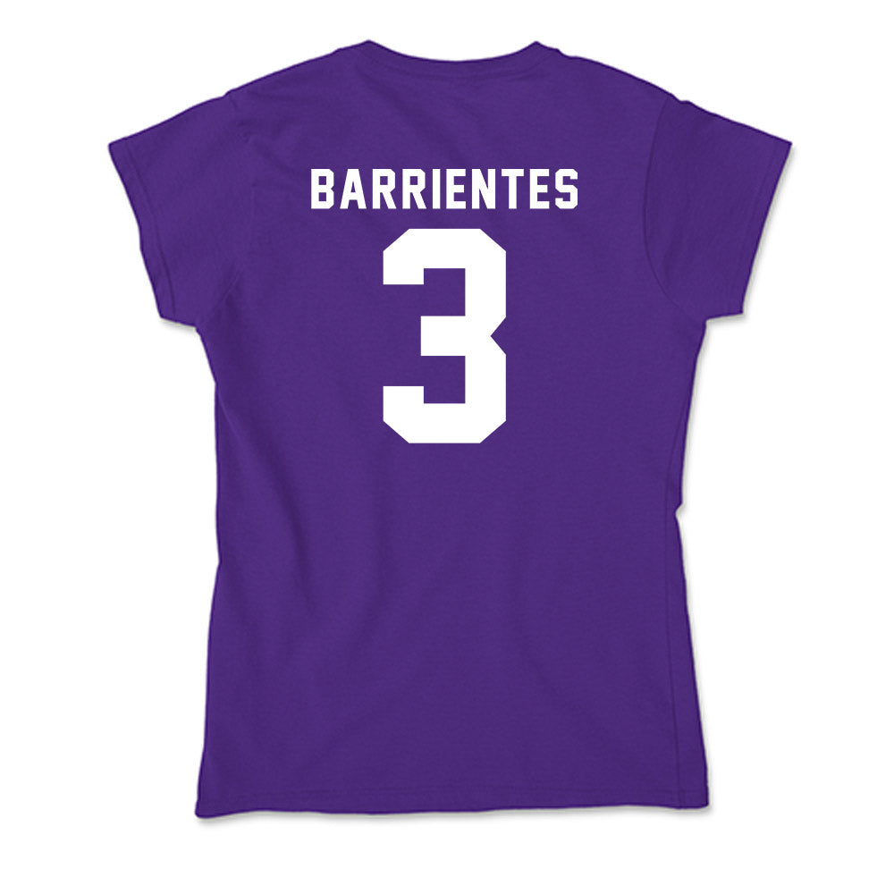 TCU - NCAA Baseball : Aiden Barrientes - Soft Style Women’s T-Shirt-1