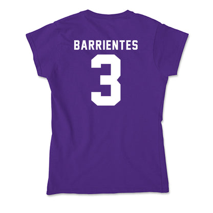 TCU - NCAA Baseball : Aiden Barrientes - Soft Style Women’s T-Shirt-1