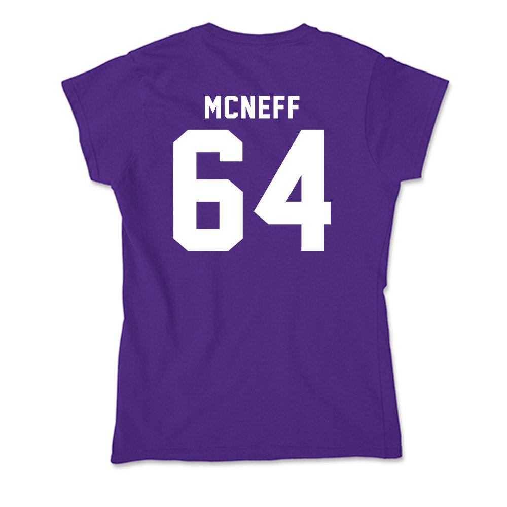 TCU - NCAA Football : Jackson McNeff - Soft Style Women’s T-Shirt-1