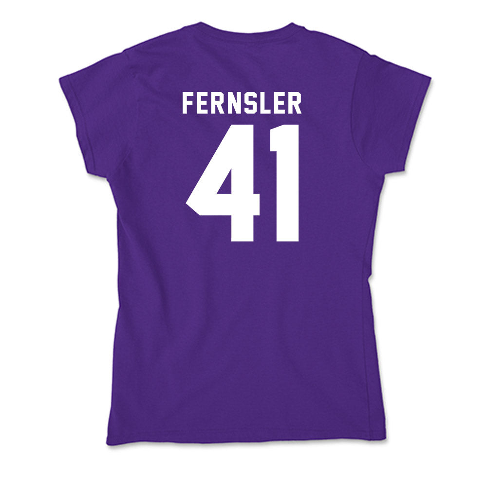TCU - NCAA Baseball : Uli Fernsler - Soft Style Women’s T-Shirt-1