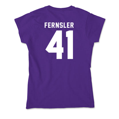 TCU - NCAA Baseball : Uli Fernsler - Soft Style Women’s T-Shirt-1