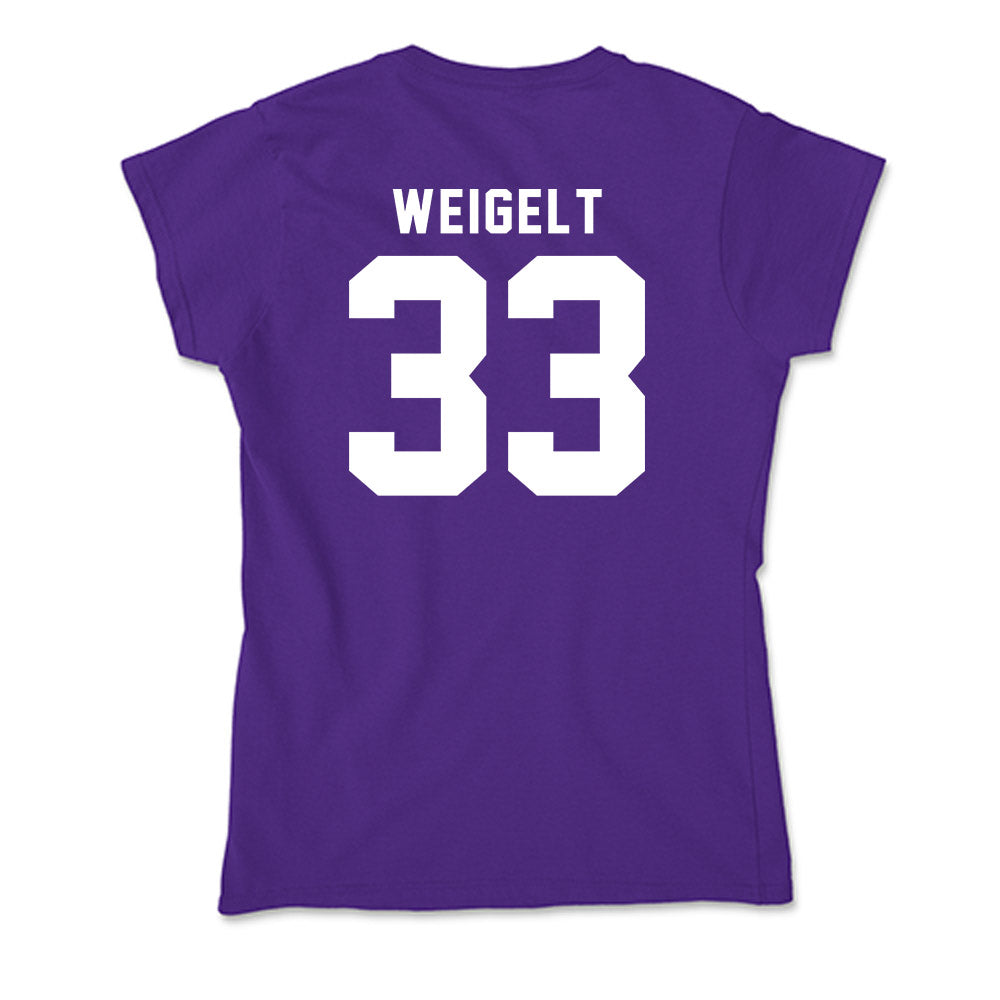 TCU - NCAA Women's Volleyball : Riley Weigelt - Soft Style Women’s T-Shirt-1