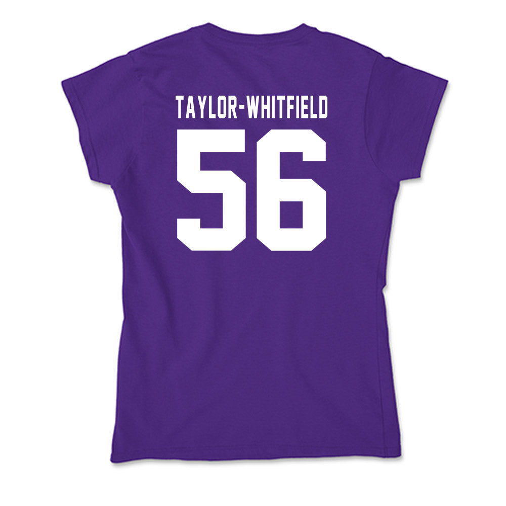TCU - NCAA Football : Benjamin Taylor-Whitfield - Soft Style Women’s T-Shirt-1