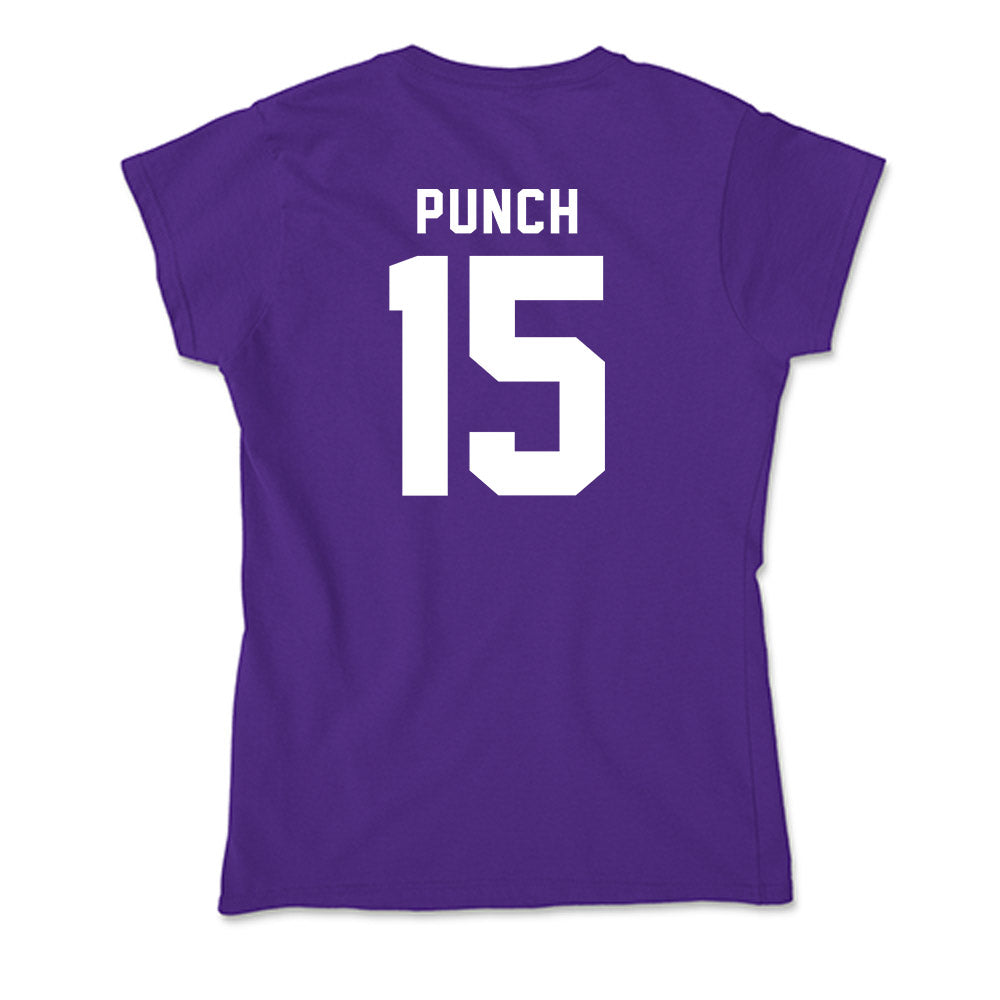 TCU - NCAA Men's Basketball : David Punch - Soft Style Women’s T-Shirt-1