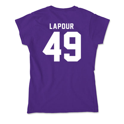 TCU - NCAA Baseball : Tommy LaPour - Soft Style Women’s T-Shirt-1