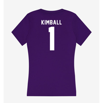 TCU - NCAA Equestrian : Annie Kimball - Women's V-Neck T-Shirt-1