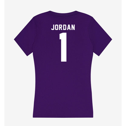 TCU - NCAA Football : Austin Jordan - Women's V-Neck T-Shirt-1