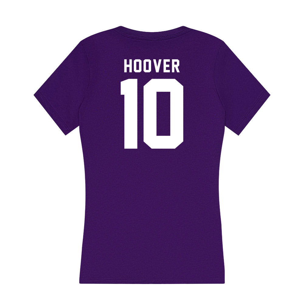 TCU - NCAA Football : Josh Hoover - Women's V-Neck T-Shirt-1