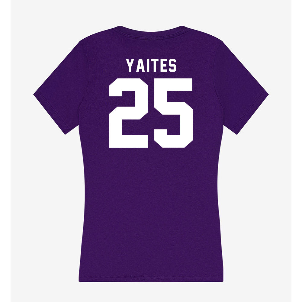 TCU - NCAA Football : Ryan Yaites - Women's V-Neck T-Shirt-1