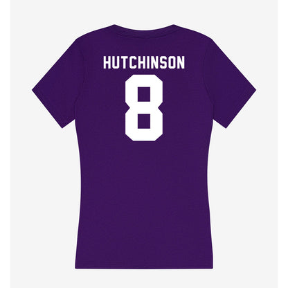TCU - NCAA Baseball : Lane Hutchinson - Women's V-Neck T-Shirt-1
