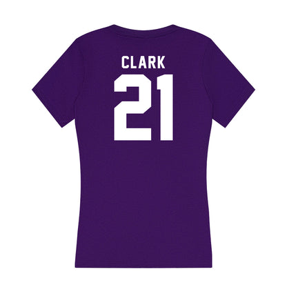 TCU - NCAA Football : Bud Clark - Women's V-Neck T-Shirt-1