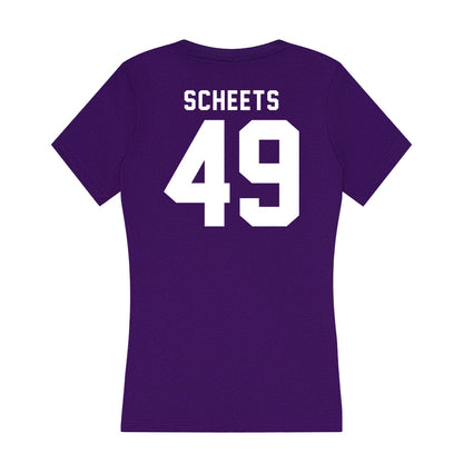 TCU - NCAA Football : Austin Scheets - Women's V-Neck T-Shirt-1